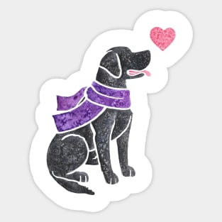 Watercolour Labrador Sticker